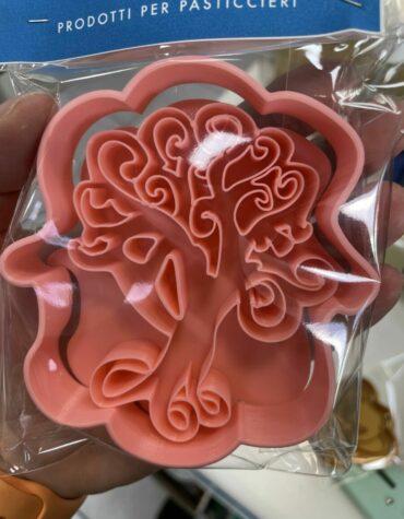 Albero della vita con cornice Cookie Cutter Fondant Biscuit Icing Bake stampino biscotti