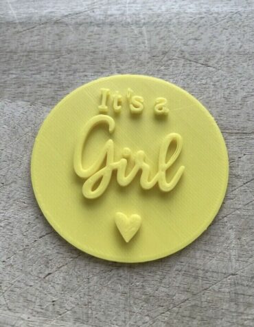 Baby Shower It’s A Girl stampino per biscotti cookie cutter 10cm