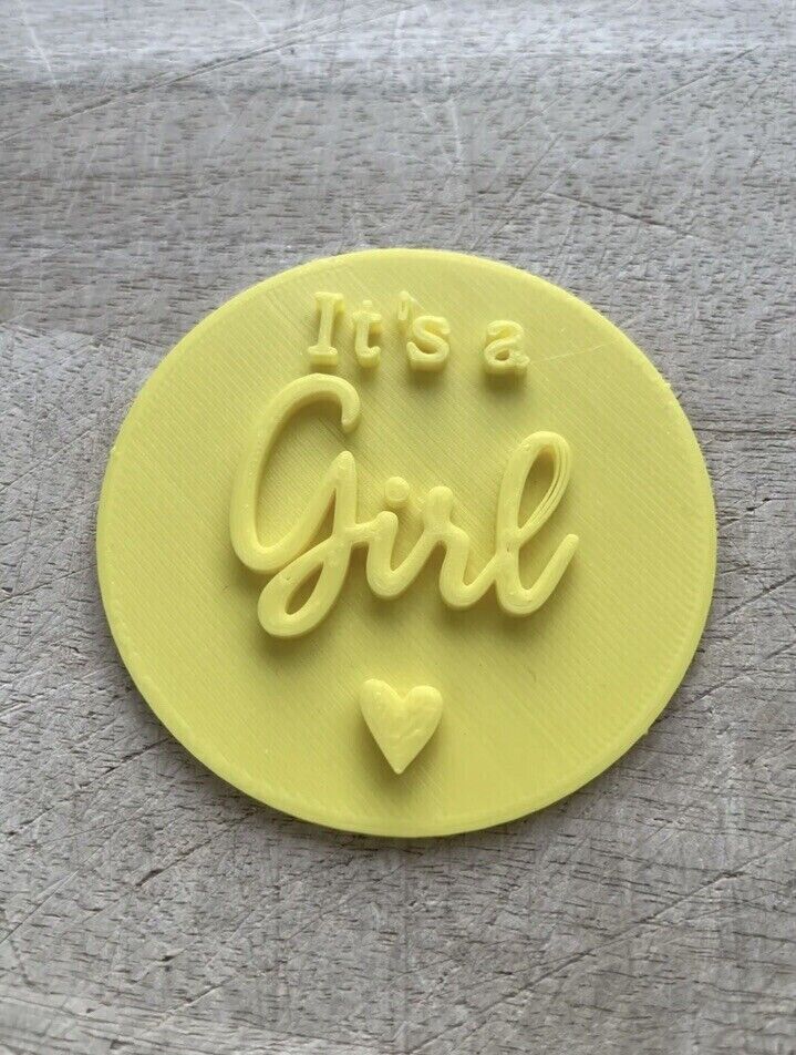Baby Shower It’s A Girl stampino per biscotti cookie cutter 10cm