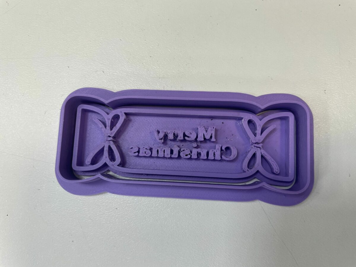 Caramella Merry Christmas Cookie Cutter Fondant Biscuit Icing Bake stampino biscotti (Copia)