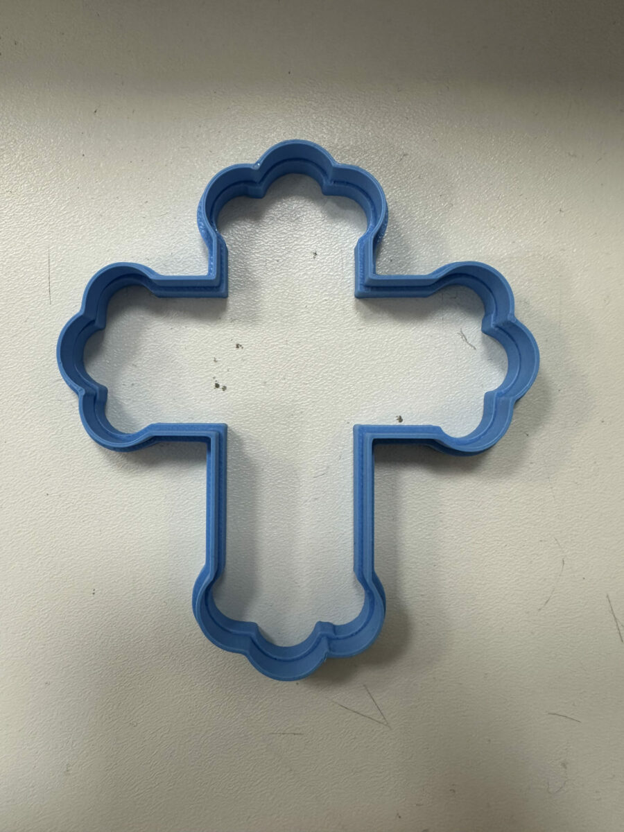 Croce comunione chiesa Cookie Cutter Fondant Biscuit Icing Bake stampino biscotti