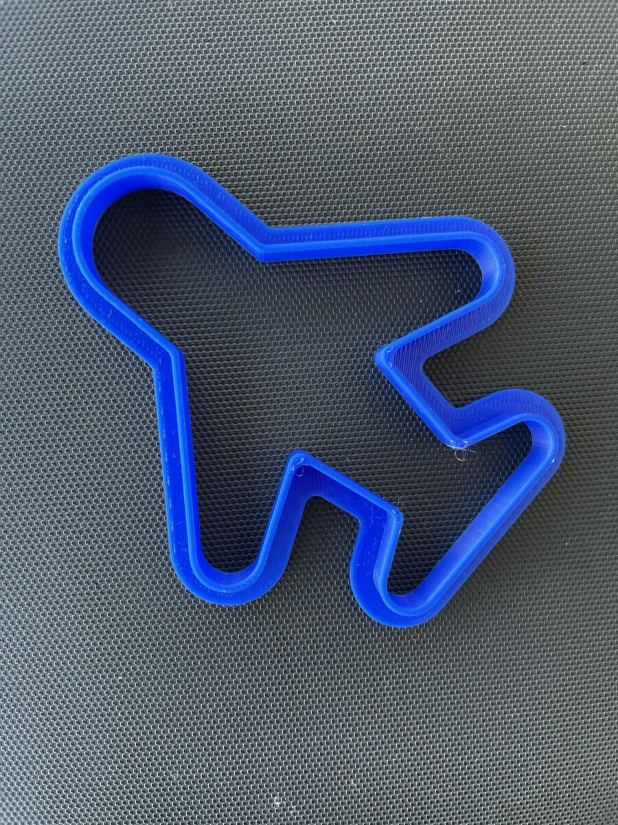 aereo aereoplano stampino per biscotti cookie cutter