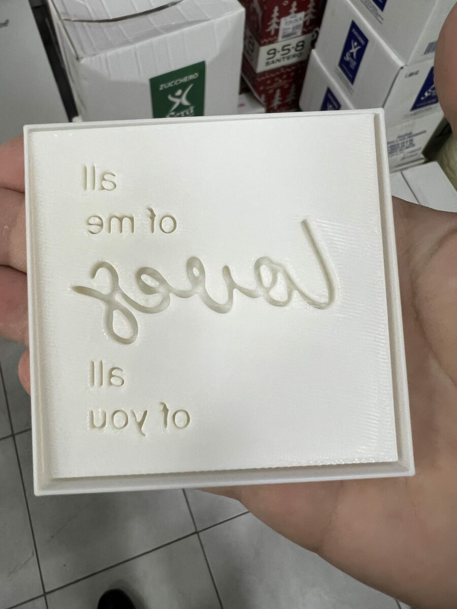 all of me loves all of you stampino per biscotti cookie cutter