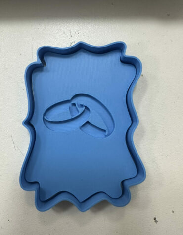 anello intrecciato debosser matrimonio stampino per biscotti cookie cutter v1