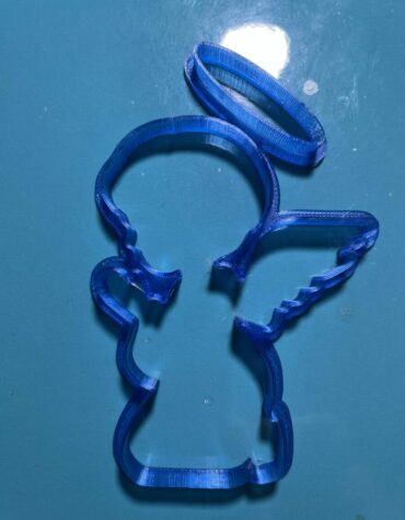 angelo con aureola comunione stampino per biscotti cookie cutter