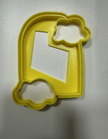arco con nuvolette stampino per biscotti cookie cutter