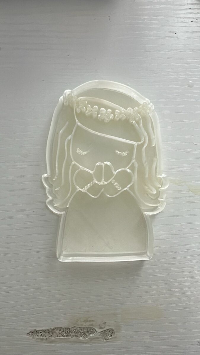 bambina 2 comunione stampino per biscotti cookie cutter
