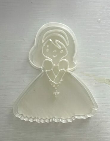 bambina comunione stampino per biscotti cookie cutter