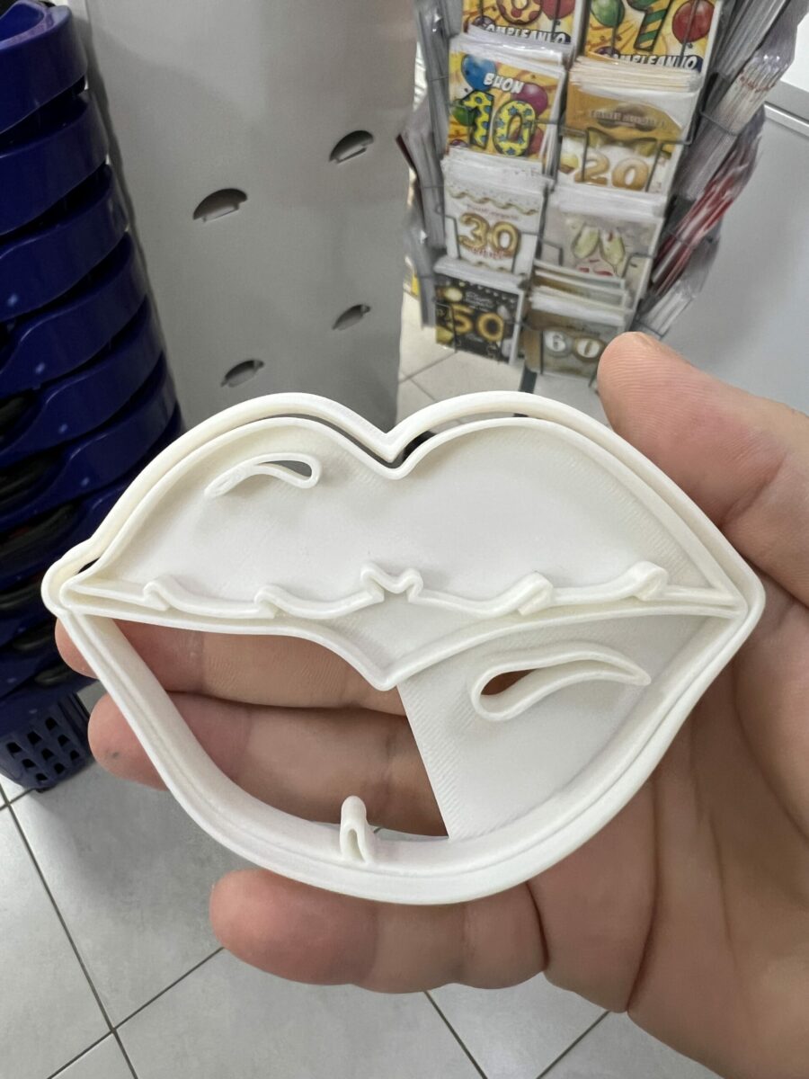 bocca labbra stampino per biscotti cookie cutter