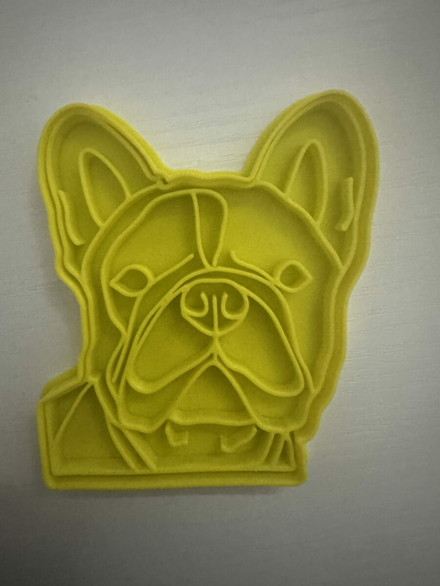 bulldog francese stampino per biscotti cookie cutter