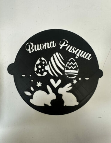 buona pasqua stencil