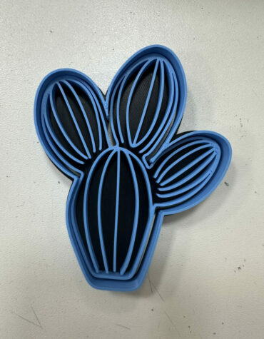 cactus cowboy stampino per biscotti cookie cutter