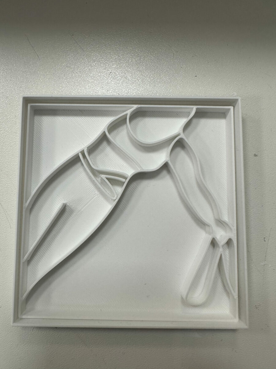 ragazza crossfit stampino per biscotti cookie cutter v2 pilates