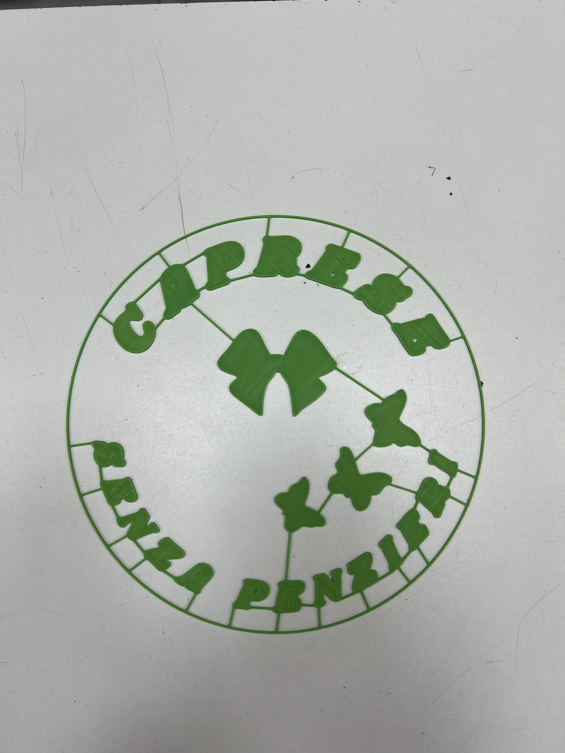 caprese senza pensieri stencil stampino biscotti cookie cutter
