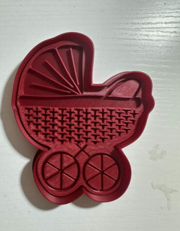 carrozzino debosser stampino per biscotti cookie cutter