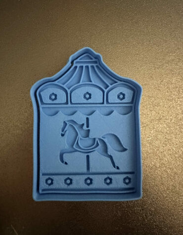 cavallo carosello debosser embosser stampino per biscotti cookie cutter