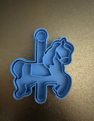 cavallo cavallino carousel stampino per biscotti cookie cutter