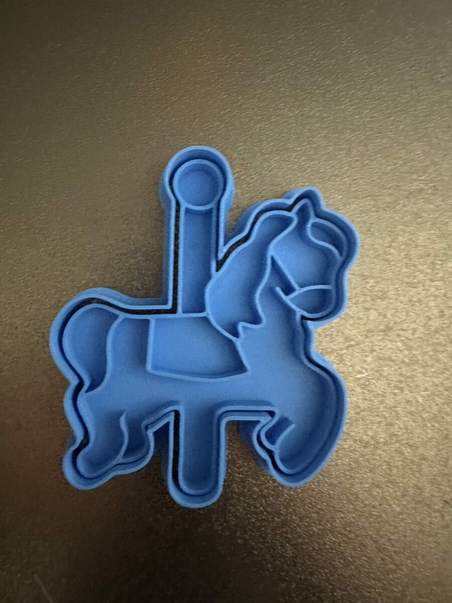 cavallo cavallino carousel stampino per biscotti cookie cutter