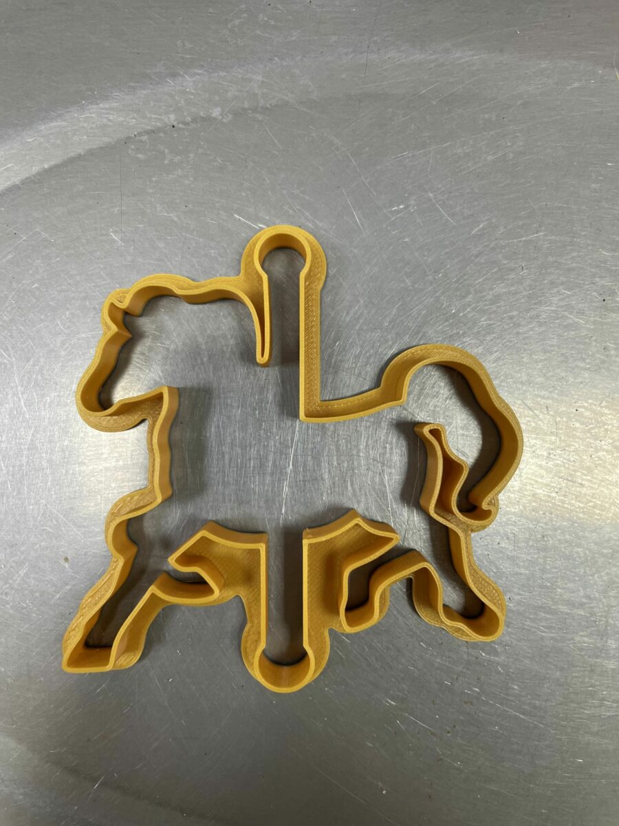 cavallo giostra carillon stampino per biscotti cookie cutter