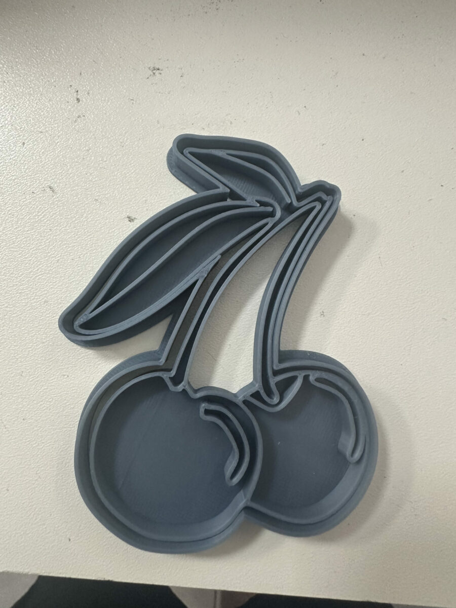 ciliegie doppie stampino per biscotti cookie cutter 2