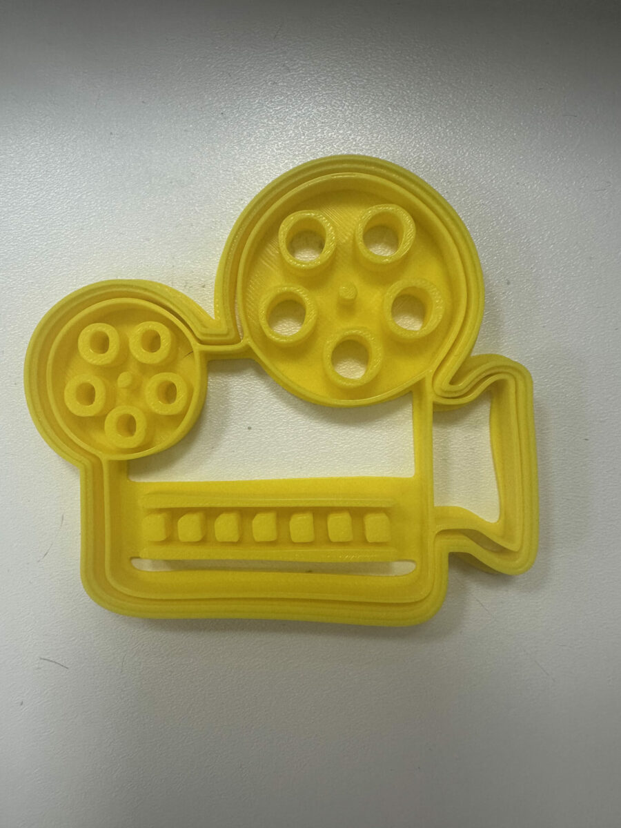 cinepresa telecamera stampino per biscotti cookie cutter