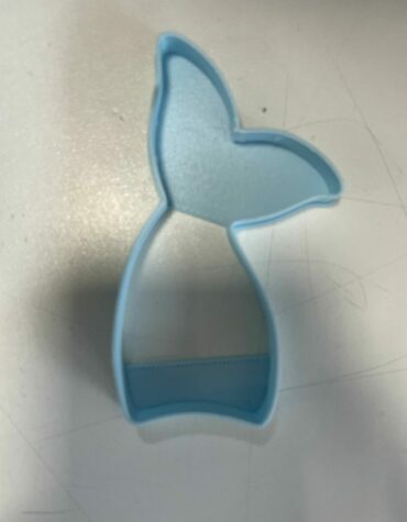 coda di sirena Cookie Cutter Fondant Biscuit Icing Bake stampino biscotti