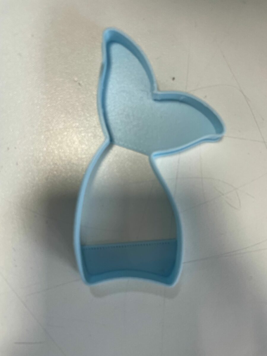 coda di sirena Cookie Cutter Fondant Biscuit Icing Bake stampino biscotti
