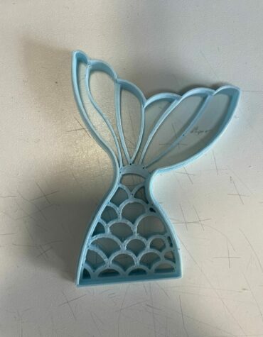 coda di sirena decorata Cookie Cutter Fondant Biscuit Icing Bake stampino biscotti