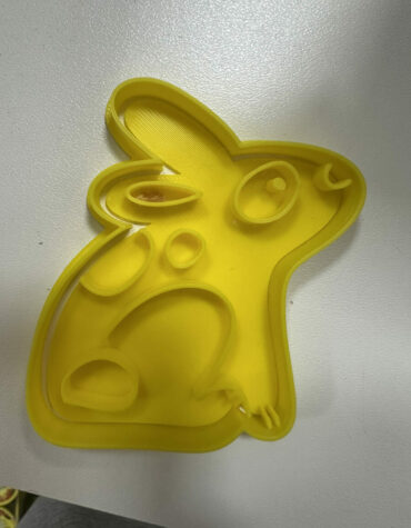coniglio pasqua stampino per biscotti cookie cutter v0