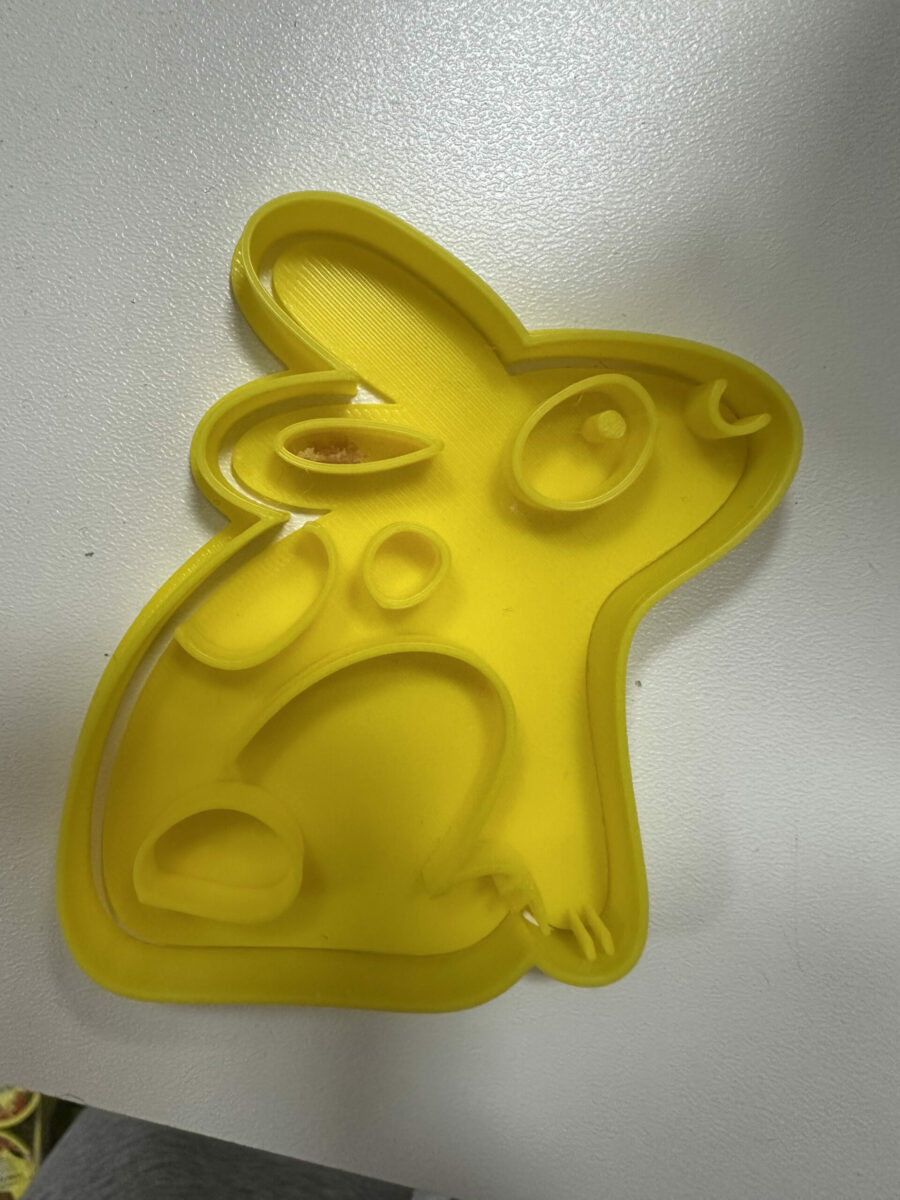 coniglio pasqua stampino per biscotti cookie cutter v0