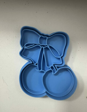 ciliegia con fiocco stampino per biscotti cookie cutter