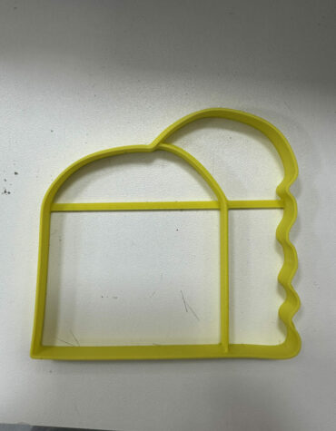 doppio arco con sonaglio contorno stampino per biscotti cookie cutter