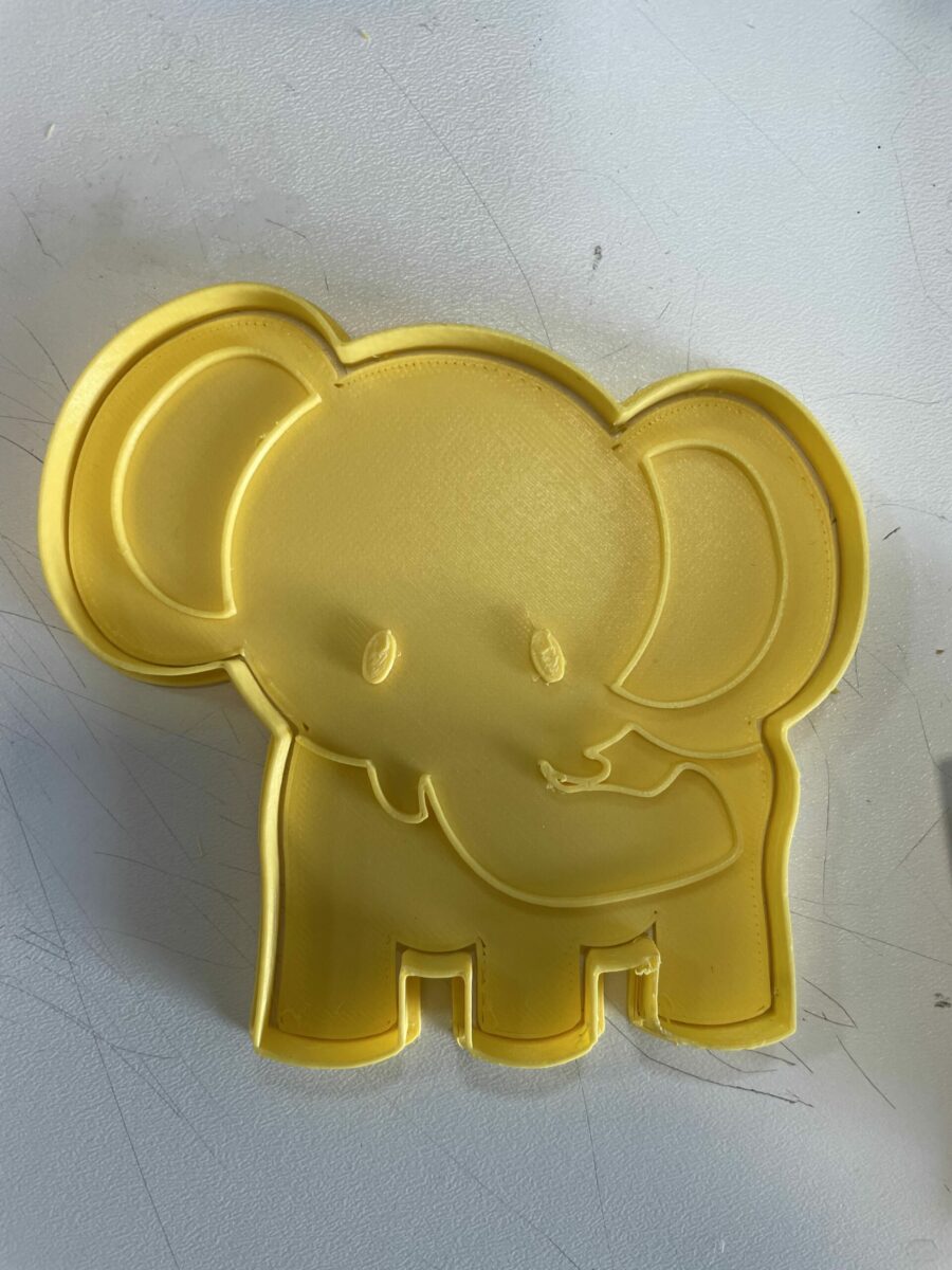 elefante elefantino Cookie Cutter Fondant Biscuit Icing Bake stampino biscotti