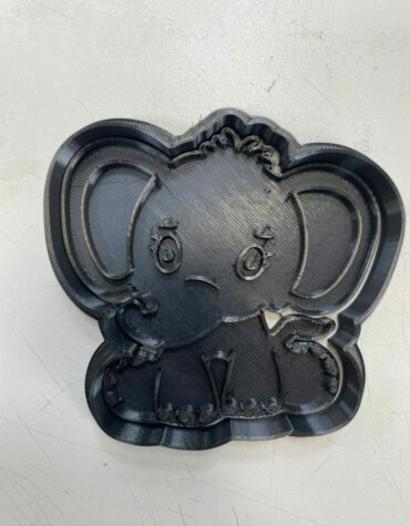 elefante seduto stampino per biscotti cookie cutter