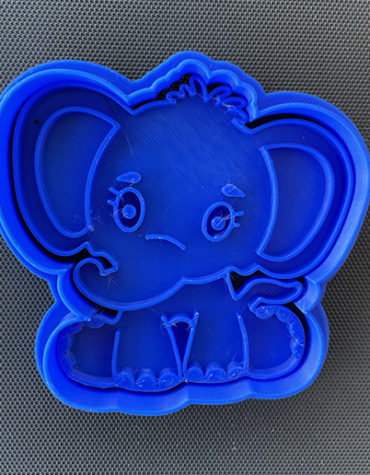 elephant con proboscide stampino per biscotti cookie cutter