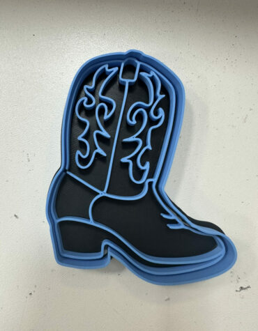 stivale cowboy stampino per biscotti cookie cutter