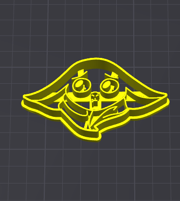 Baby yoda mandalorian head stampino per biscotti cookie cutter