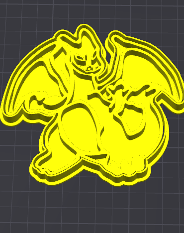 Charizard Pokemon stampino per biscotti cookie cutter