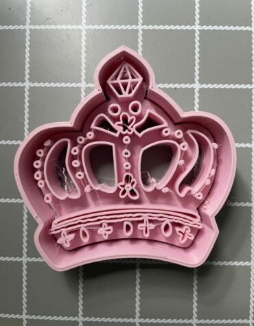 Corona Cenerentola Cookie Cutter Fondant Biscuit Icing Bake stampino biscotti