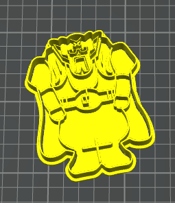 Dragon Ball darbula Dabura Mold for Cookies Cookie Cutter 3 7 8in v2