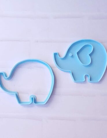 Elefante con orecchia a cuore Cookie Cutter Fondant Biscuit Icing Bake stampino biscotti