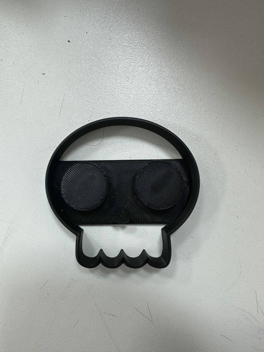 HALLOWEEN scheletro stampino per biscotti COOKIE CUTTER skull