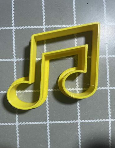 Nota doppia Cookie Cutter Fondant Biscuit Icing Bake stampino biscotti
