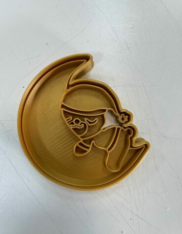 Orso orsetto con luna Cookie Cutter Fondant Biscuit Icing Bake stampino biscotti