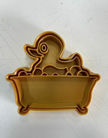 Papera nella vasca da bagno Cookie Cutter Fondant Biscuit Icing Bake stampino biscotti