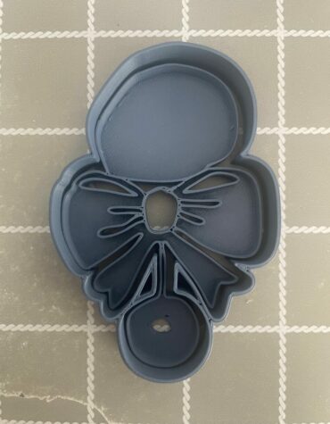 Sonaglino con fiocco Cookie Cutter Fondant Biscuit Icing Bake stampino biscotti