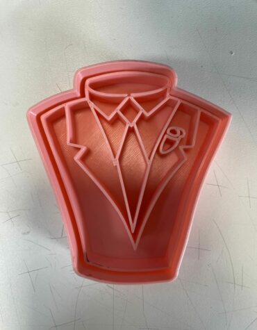 Vestito da uomo mezzo busto suit Cookie Cutter Fondant Biscuit Icing Bake stampino biscotti