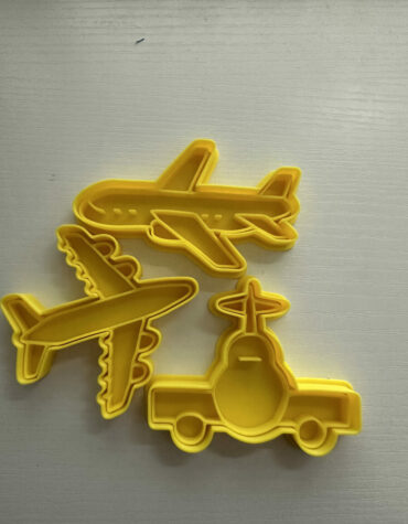 aeroplano set stampino per biscotti cookie cutter