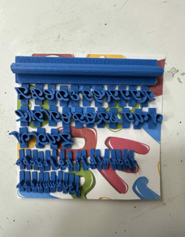 alfabeto retrofunk per biscotti cookie cutter