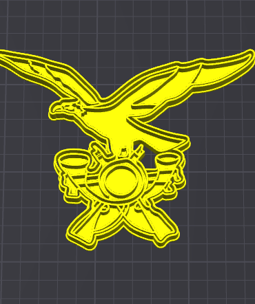 aquila logo alpini stampino per biscotti cookie cutter